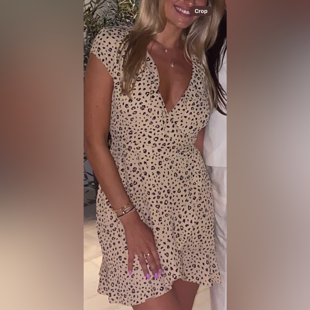 Leopard print dress